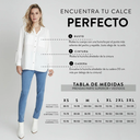 FALDA DE DENIM LARGA CON CORTE FRONTAL Azul